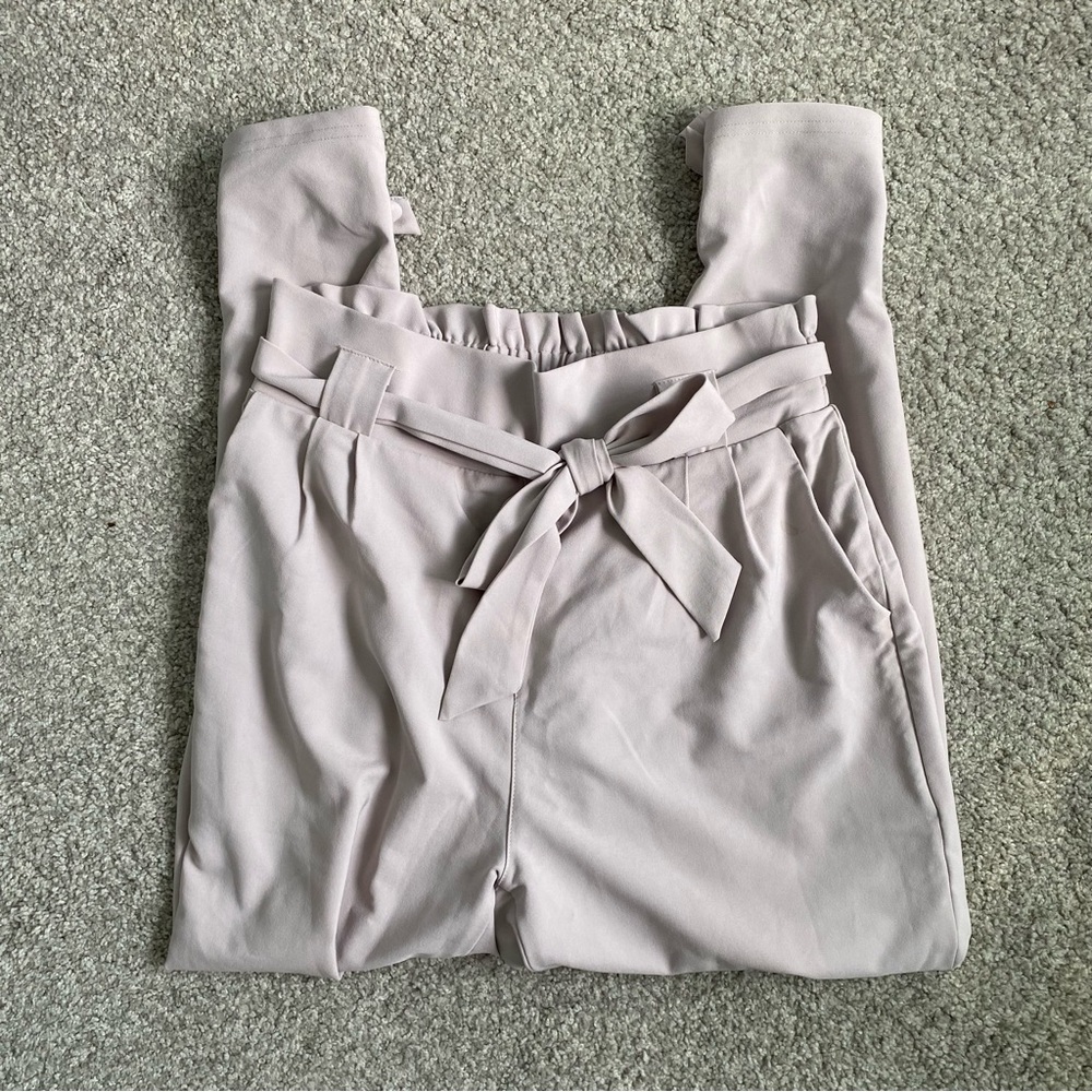 💛 Clearout Sale💛 Paper Bag Waist Bow Pants by Grace Karin